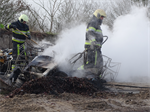 Melding 13.38 Prio 2 Buitenbrand Vuiloverslagplaats Lutkepost N358 Buitenpost